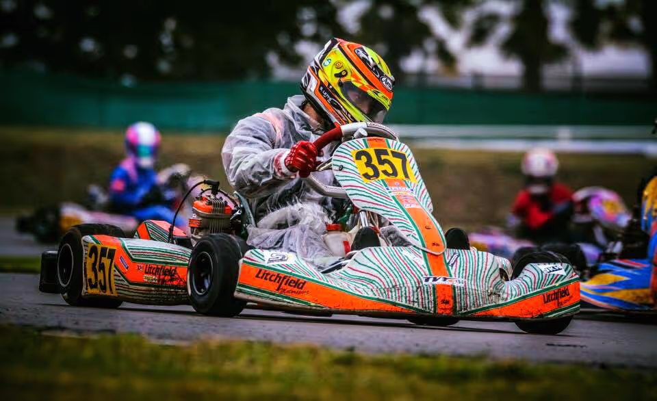 MDL Motorsport driver on track